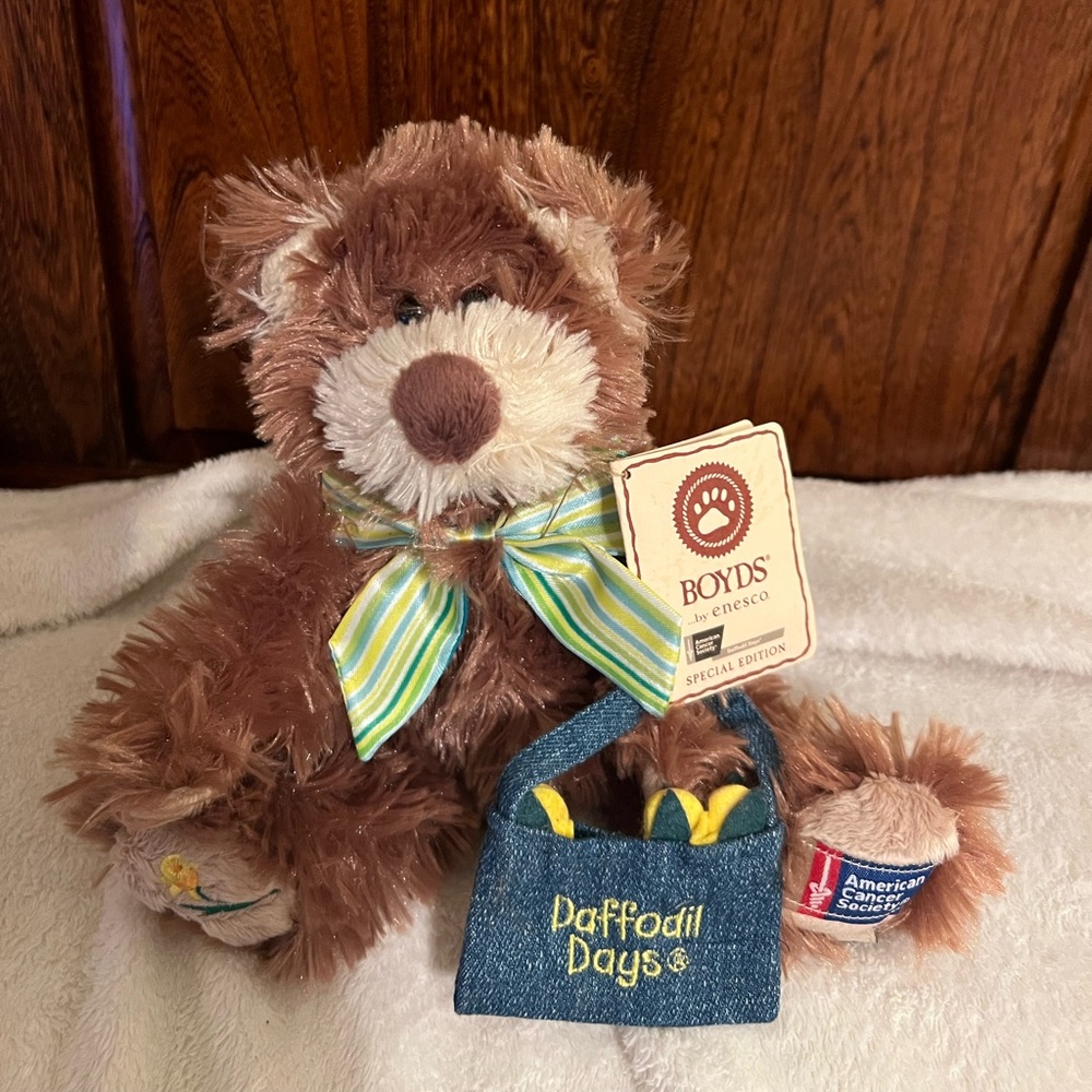 Boyd’s Carrie N. Hope 2009 American Cancer Society Bear, new with tag, darling